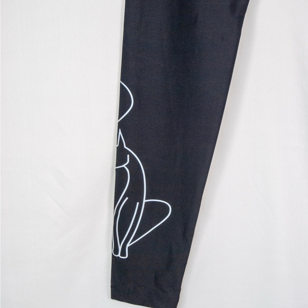 Baby Phat Black Zip-Up leggings - Picture 4 of 5